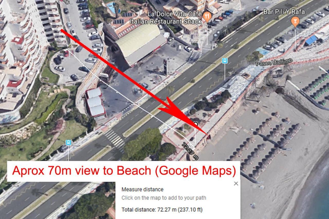 Beachfront-Parque Paloma-Modern-Panoramic Views! Benalmádena Exteriör bild